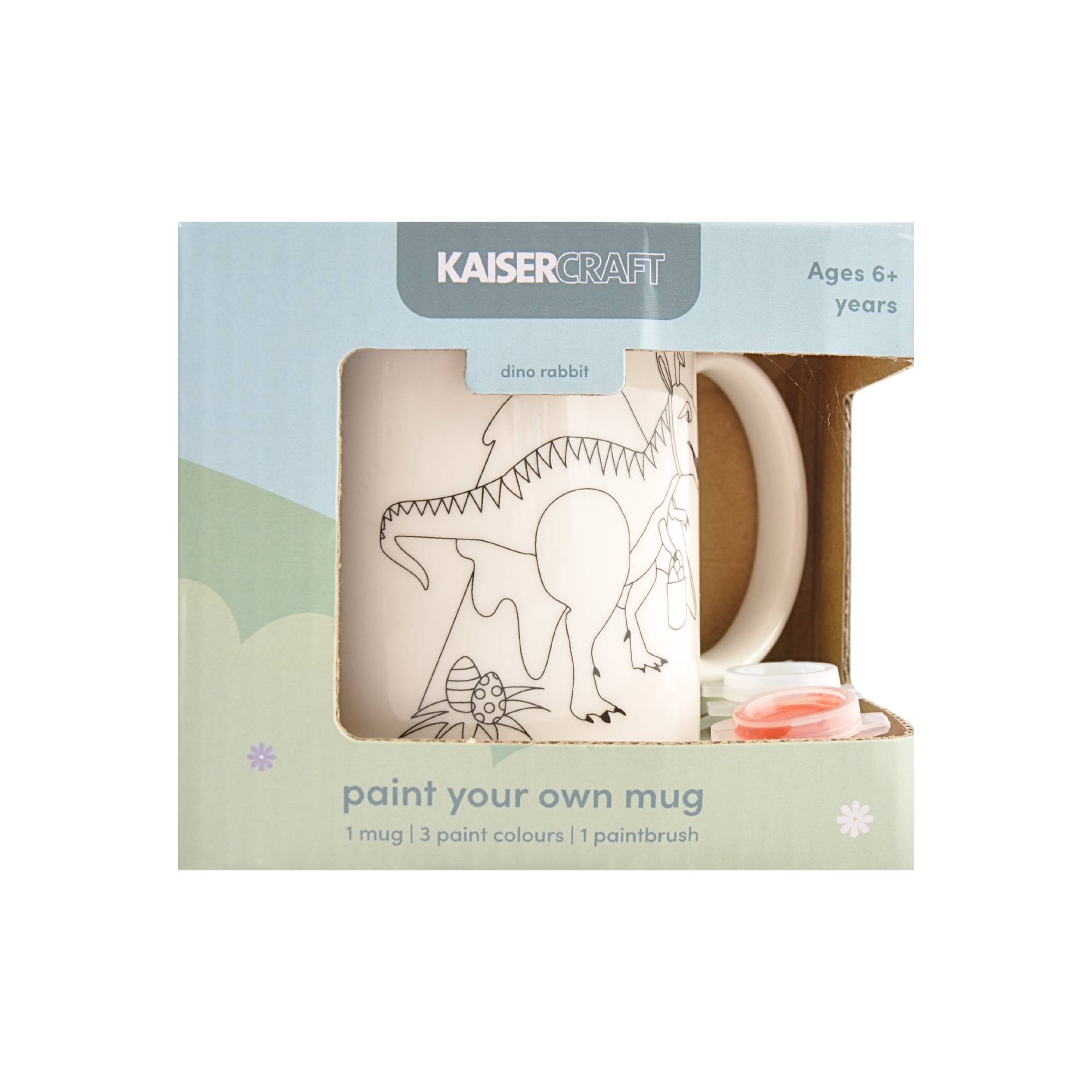 Paint Your Own Mug - Dino Rabbit
